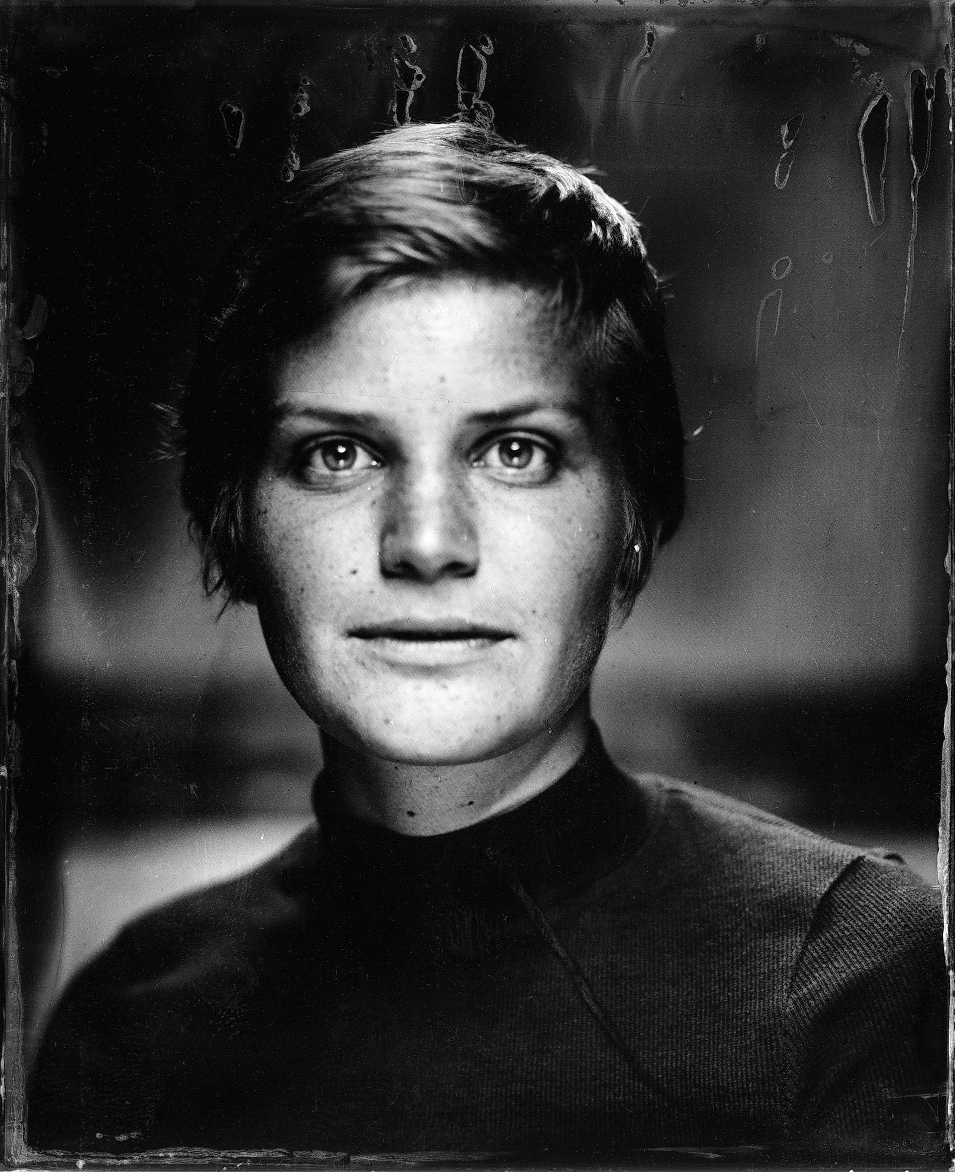 Tintypeportrait von einer Frau