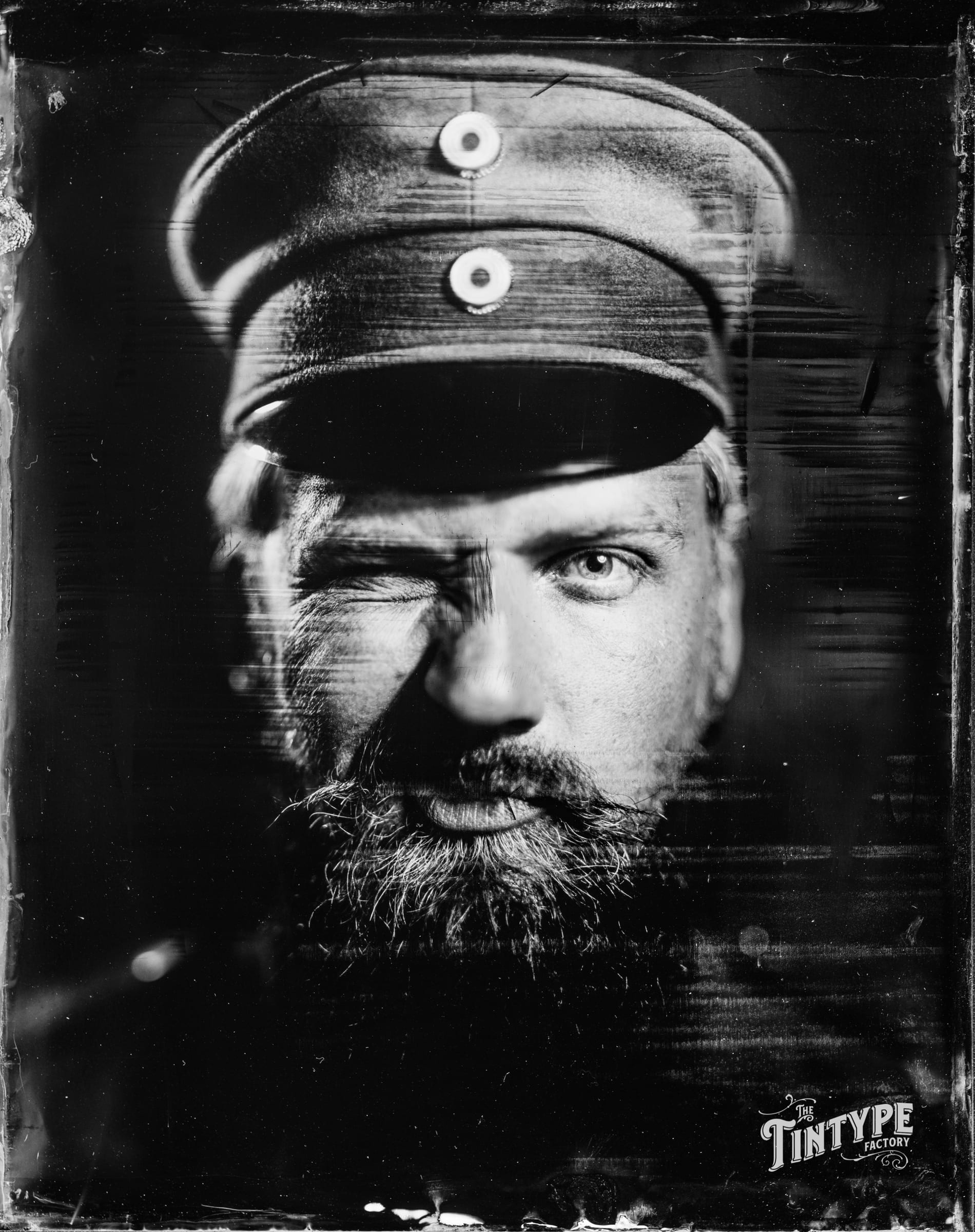 Tintypeportrait eines Mannes