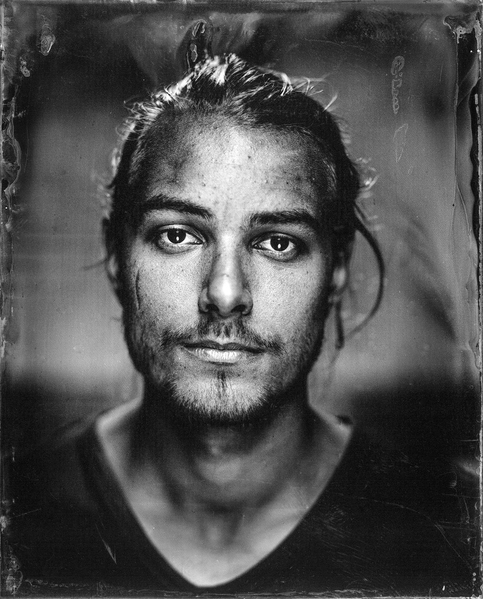 Tintypeportrait eines Mannes
